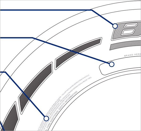 Sidewall markings